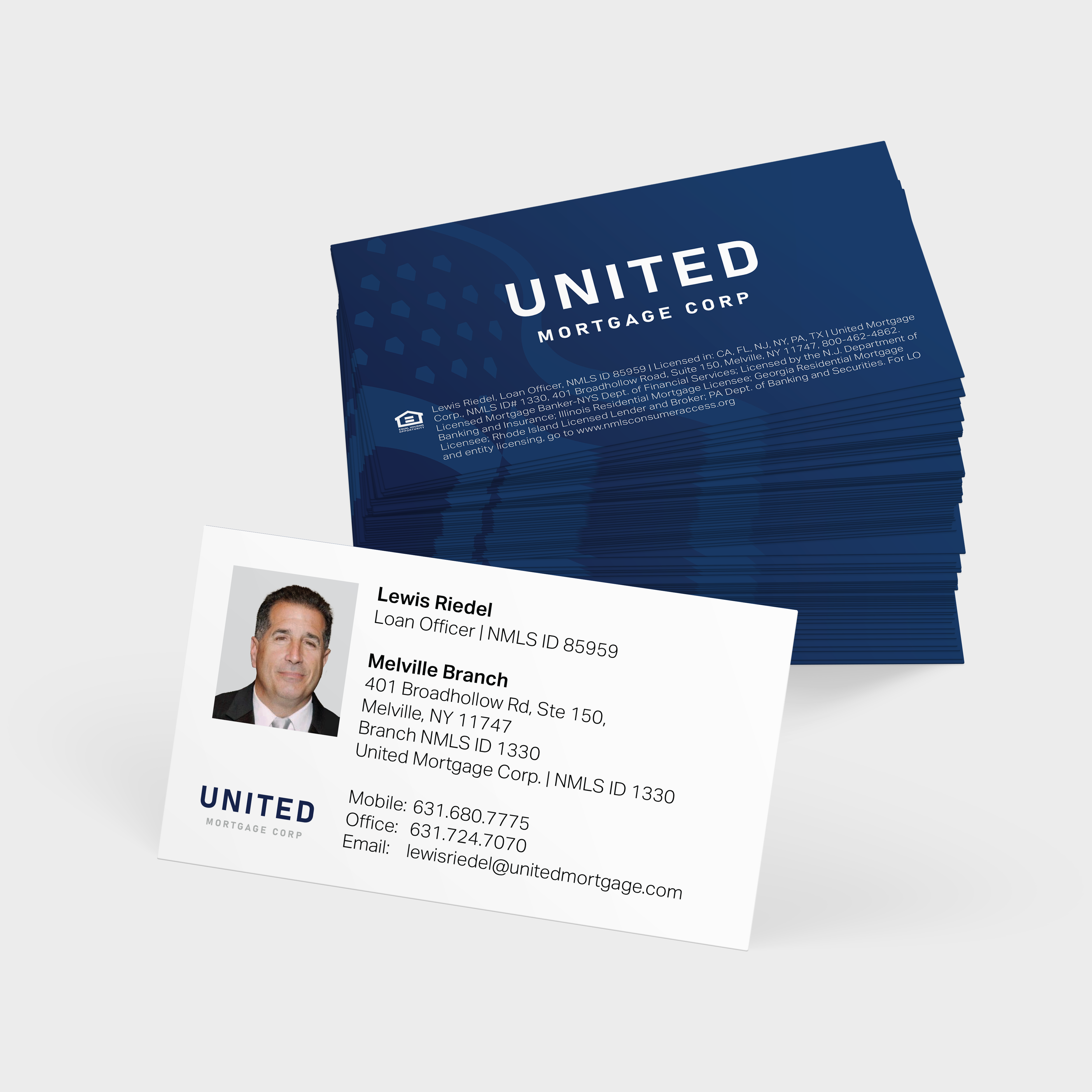 Headshot Business Card Style