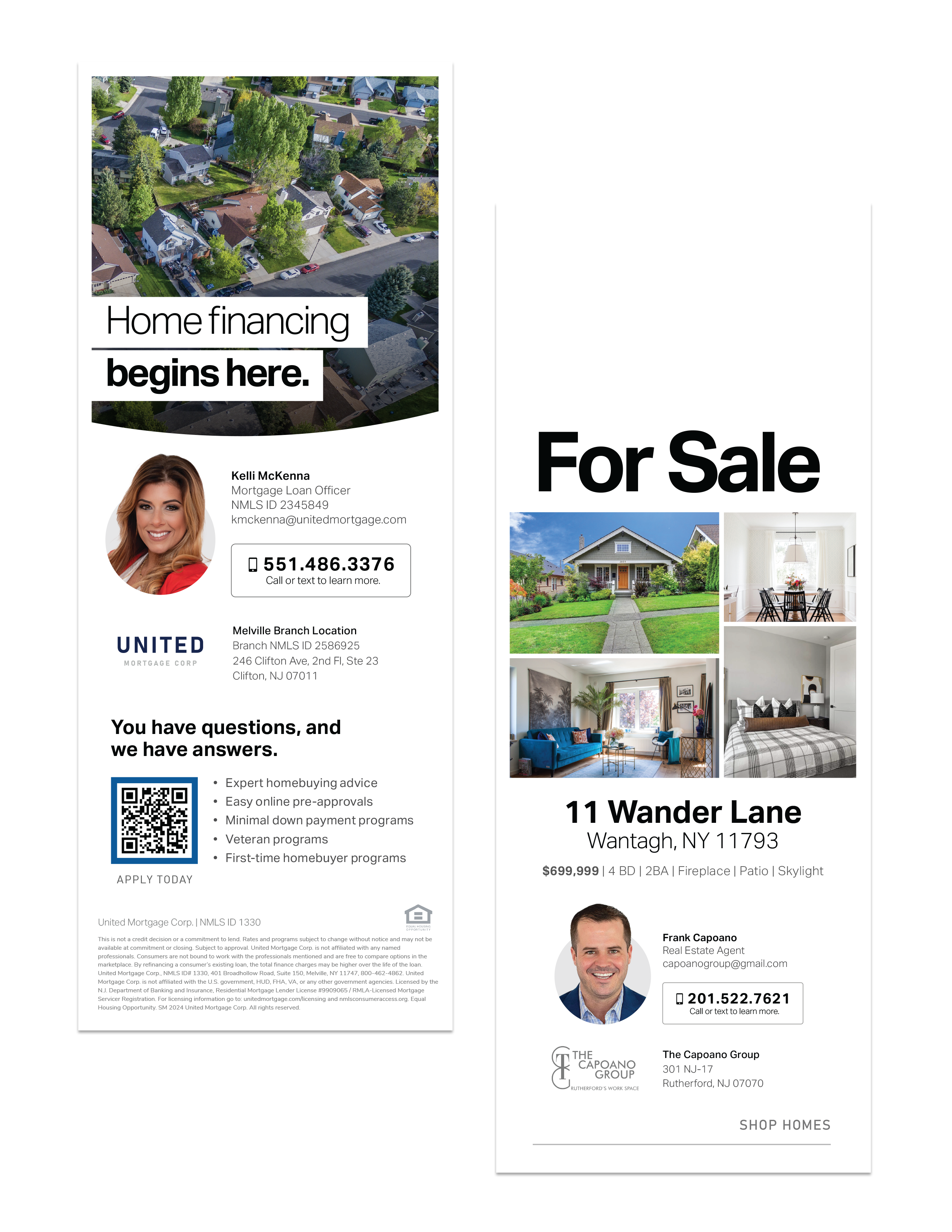 Home For Sale Minimalist Door Hanger