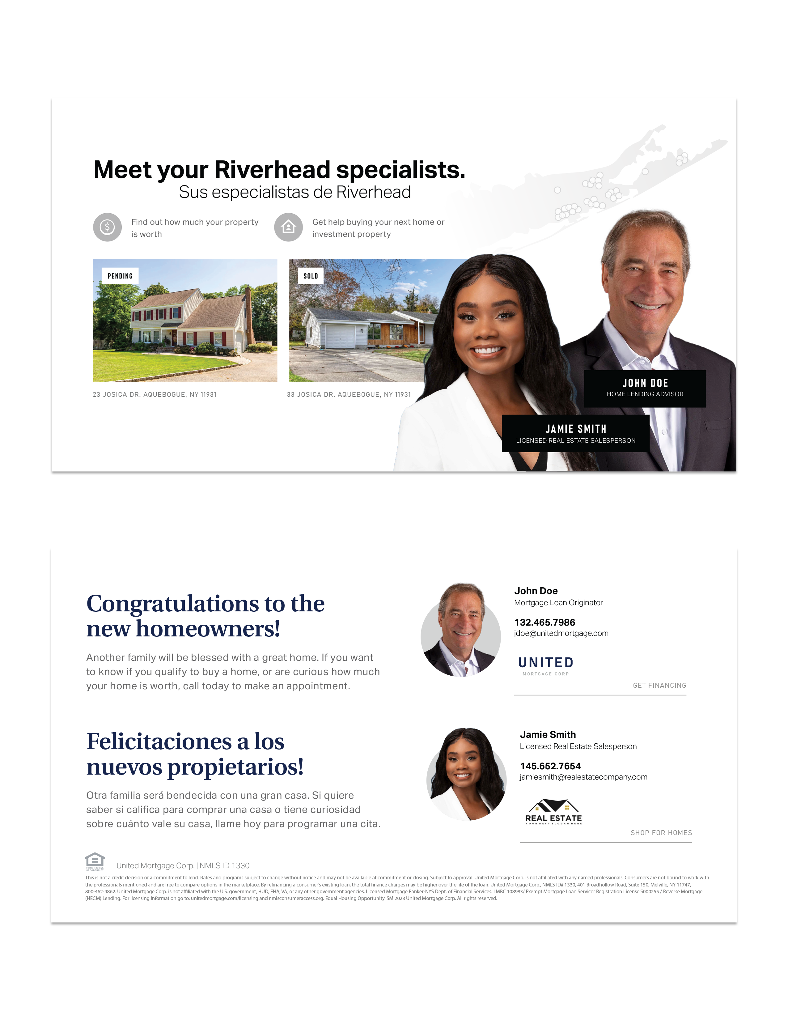 Property Listing Cobrand Postcard Style 01 For Avery5689