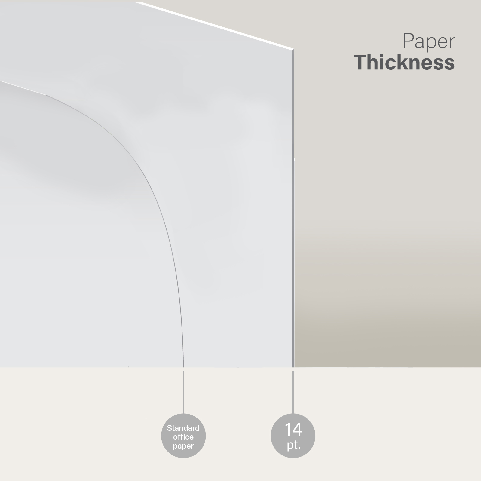 Doorhanger Thickness Examples