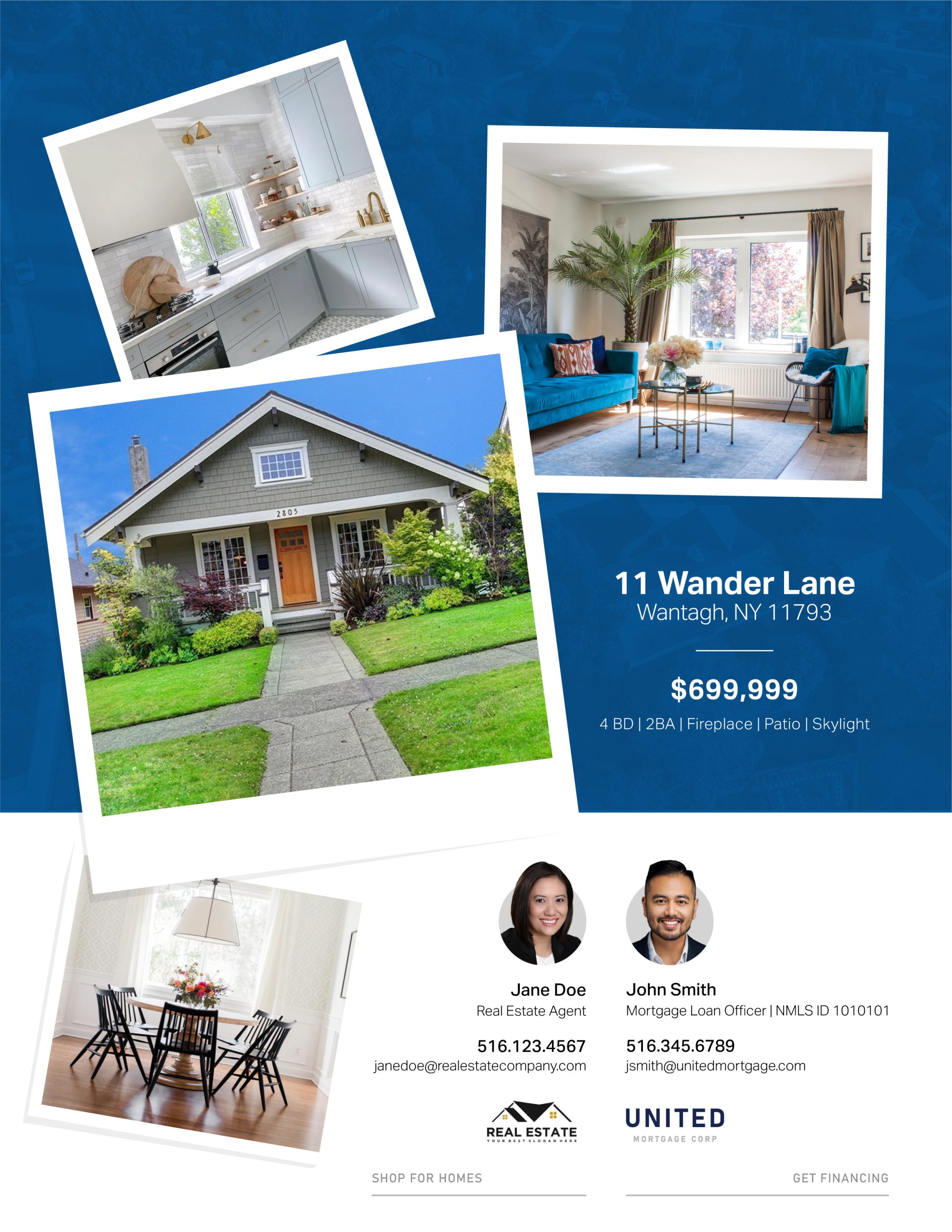 Open House Flyer Collage