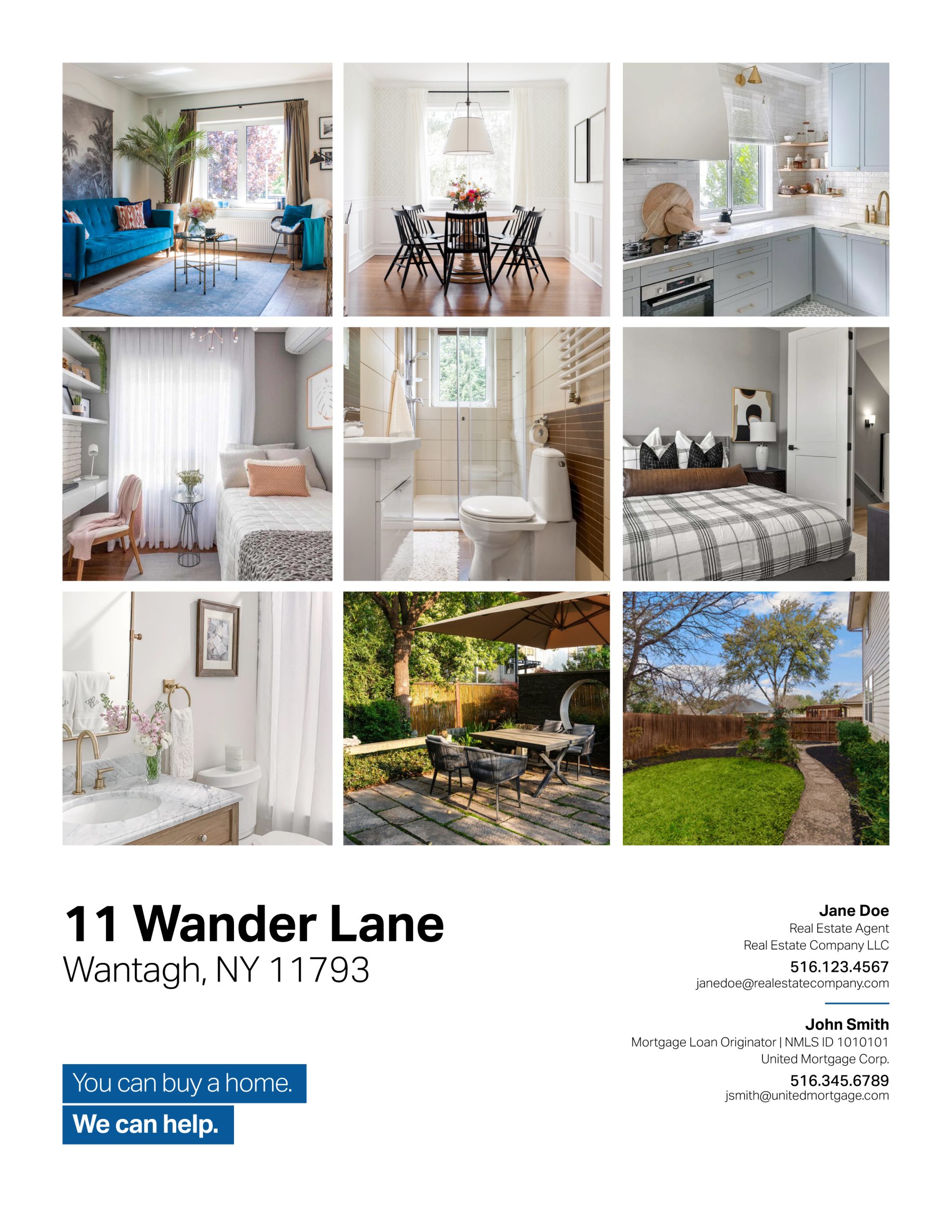 Open House Flyer Insert Page