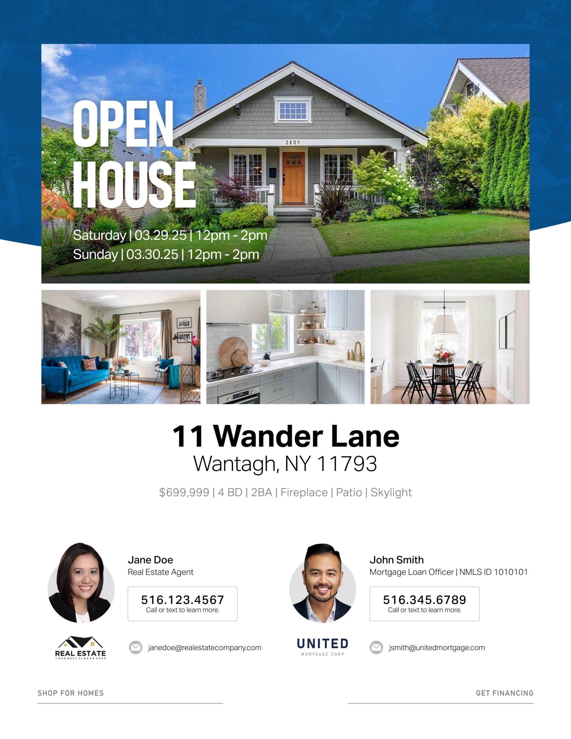 Open House Flyer Open House