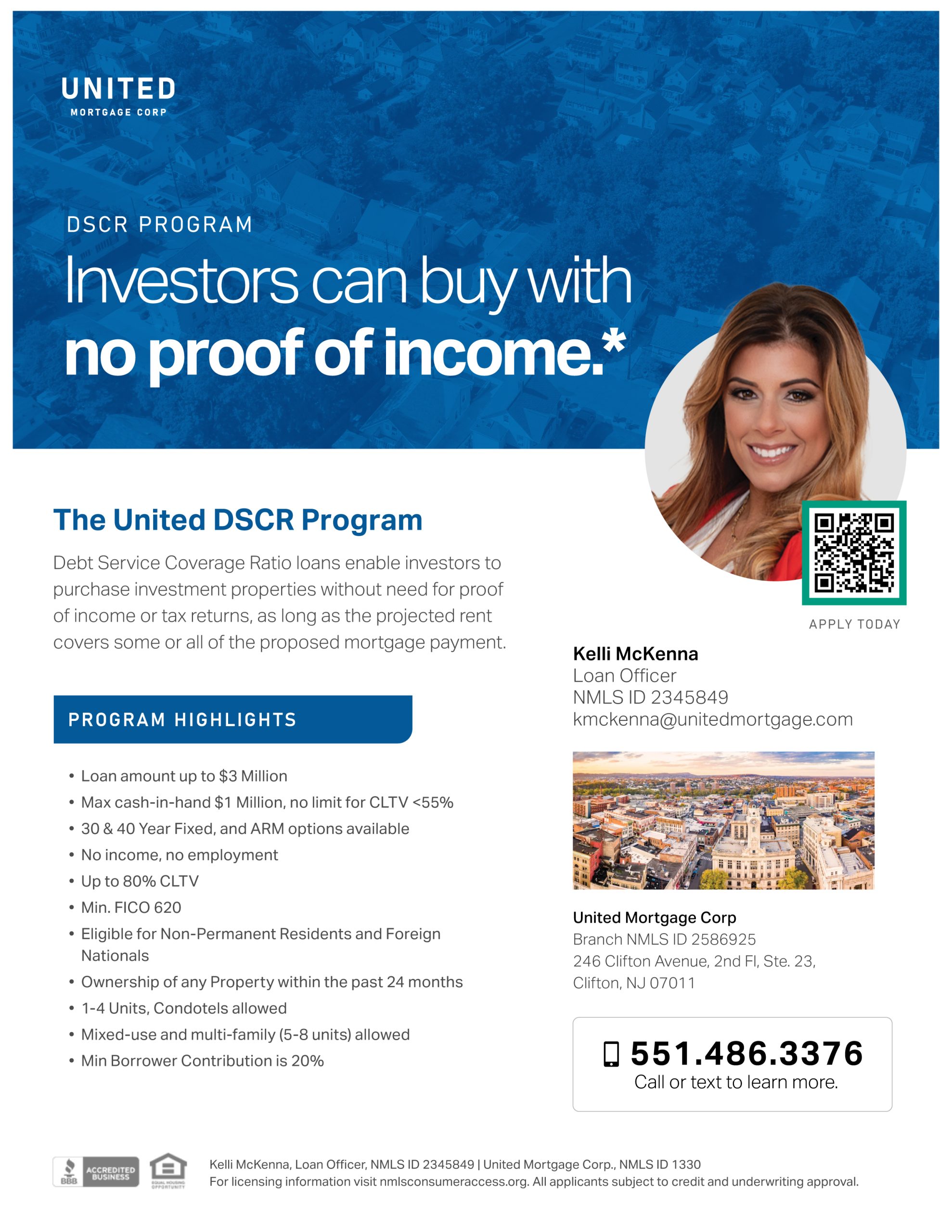 DSCR Program Flyer