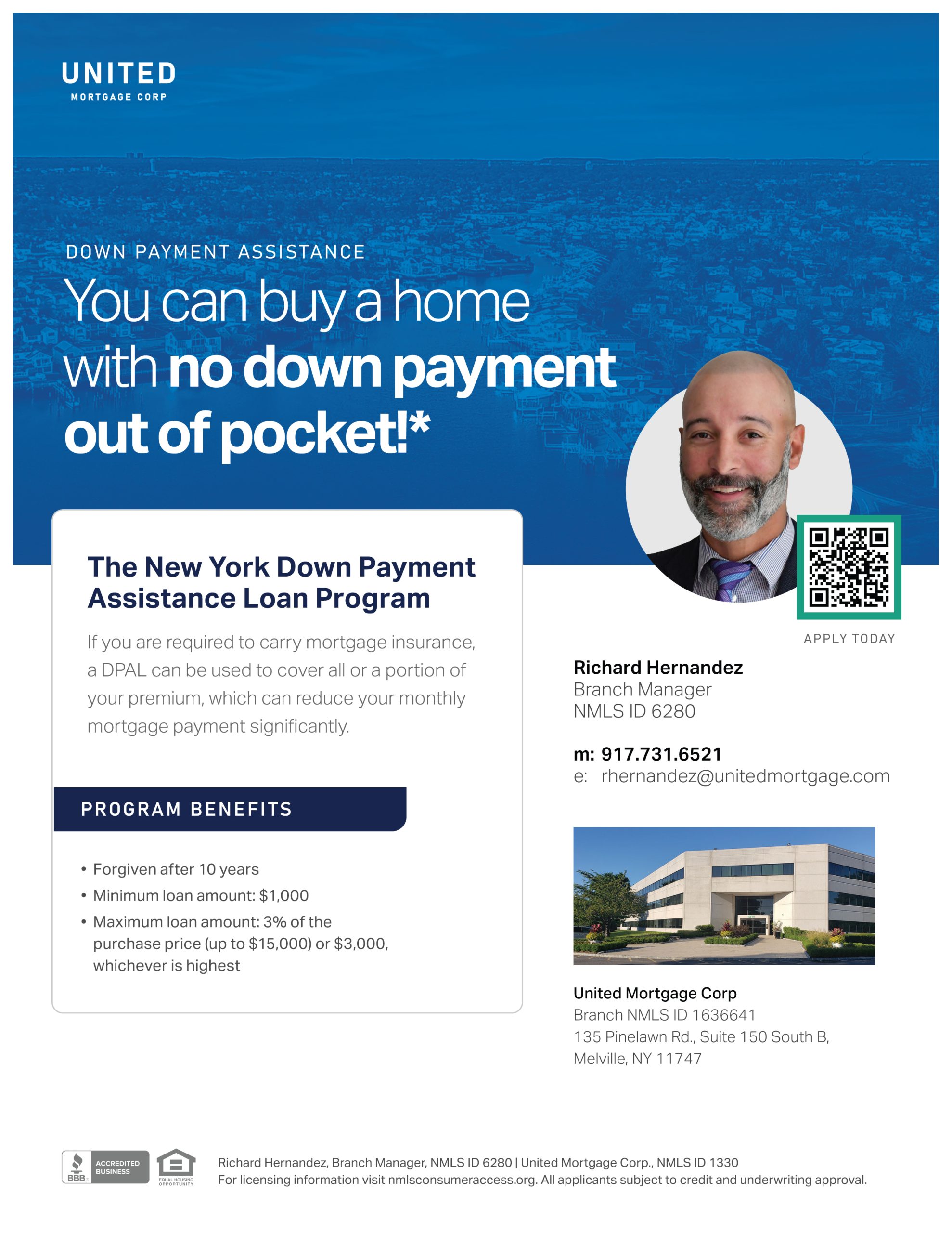 NY Down Payment Assistance Flyer