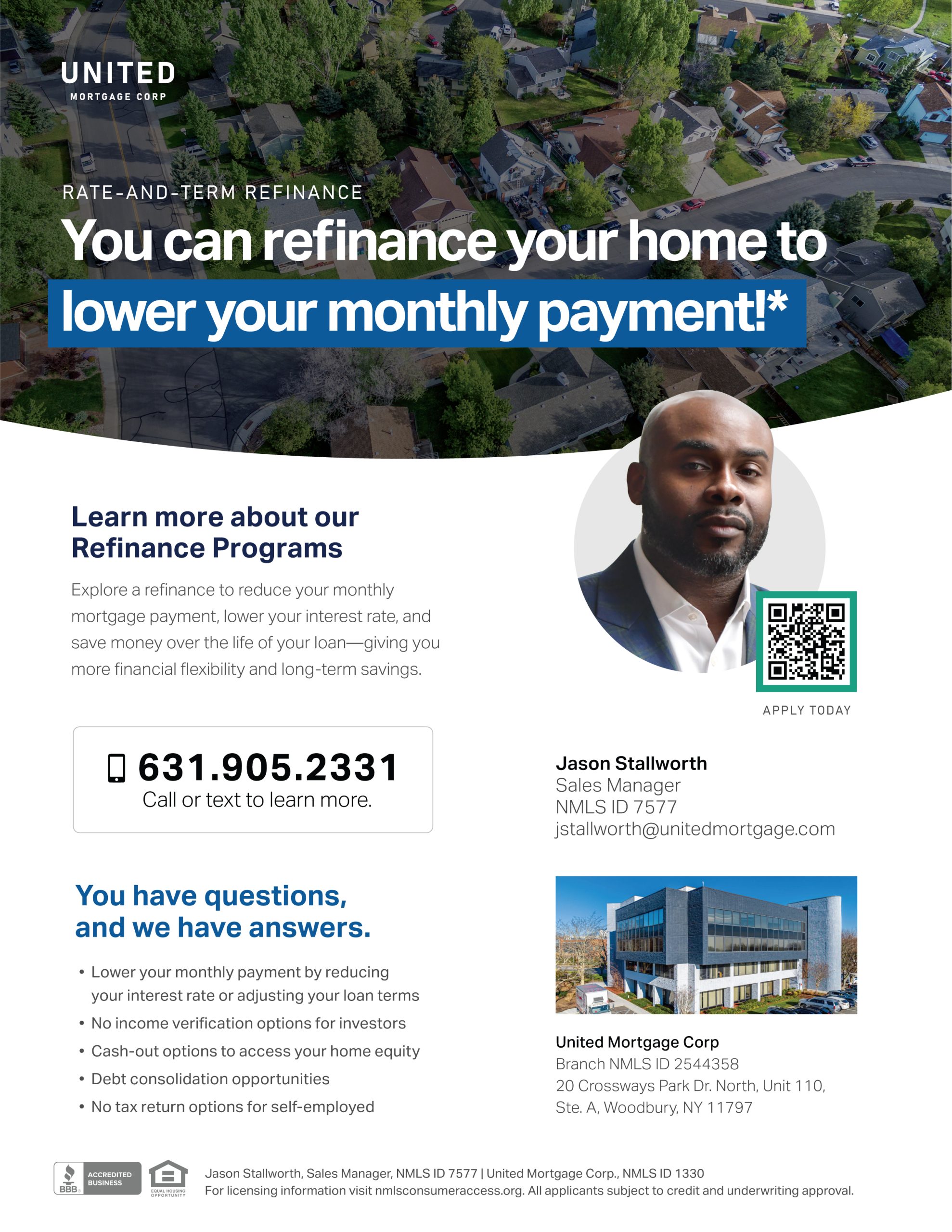 Rate And Term Refinance Flyer