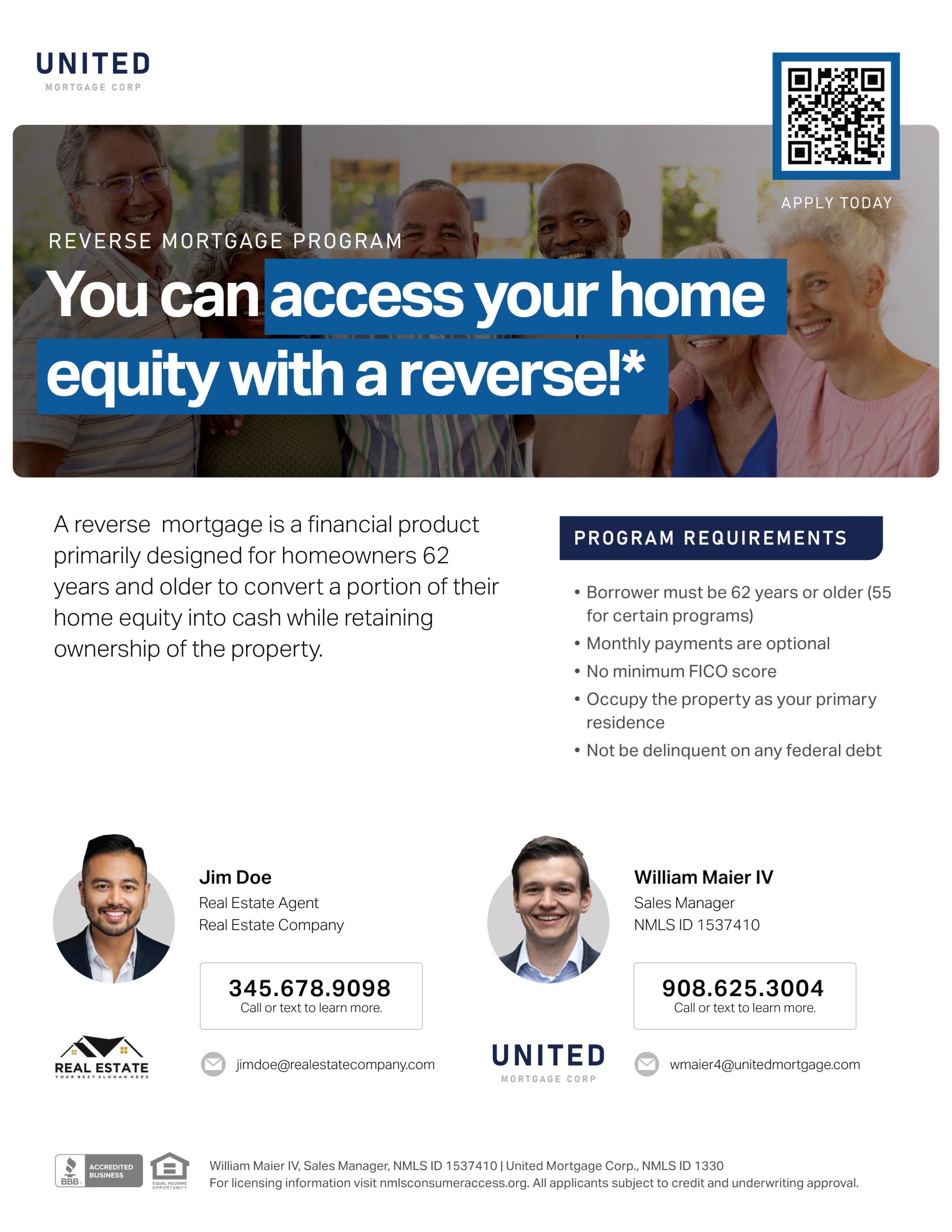 Reverse Mortgage Flyer