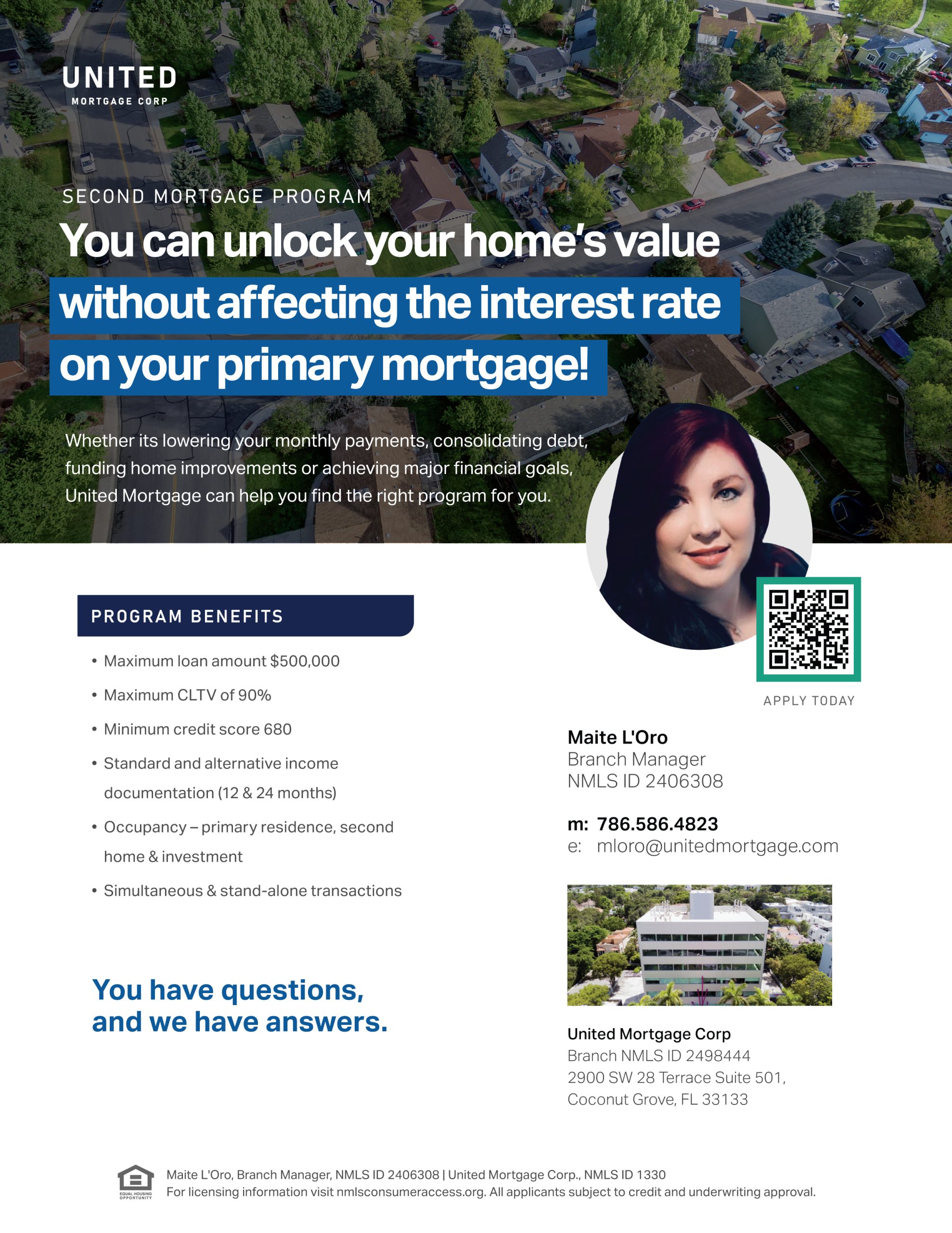 Second Mortgage Program Flyer