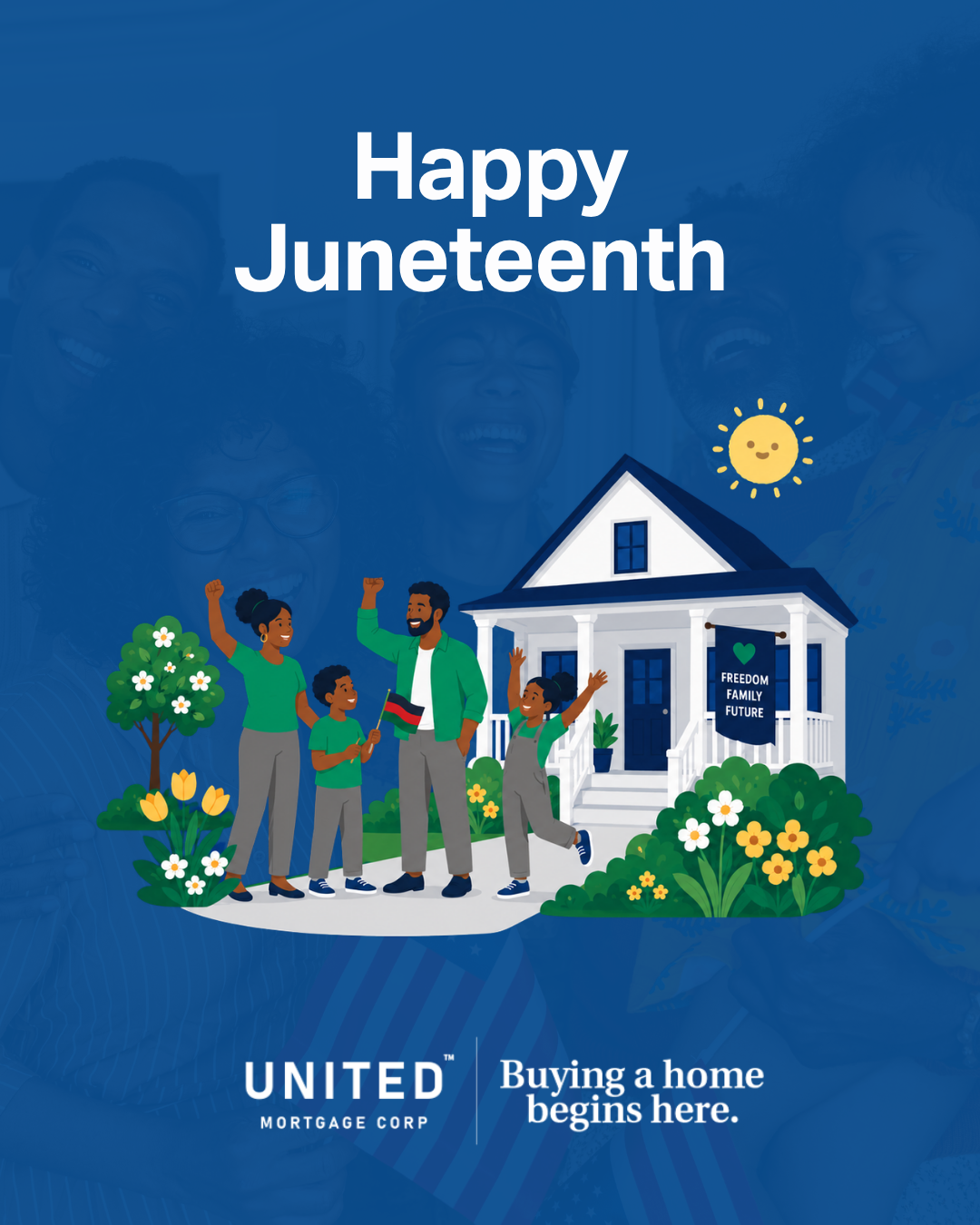 Juneteenth Holidays Cartoon