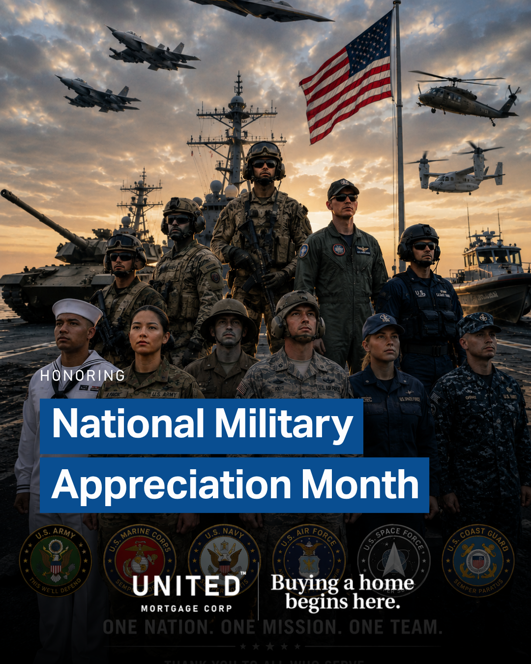 National Military Appreciation Month Holiday