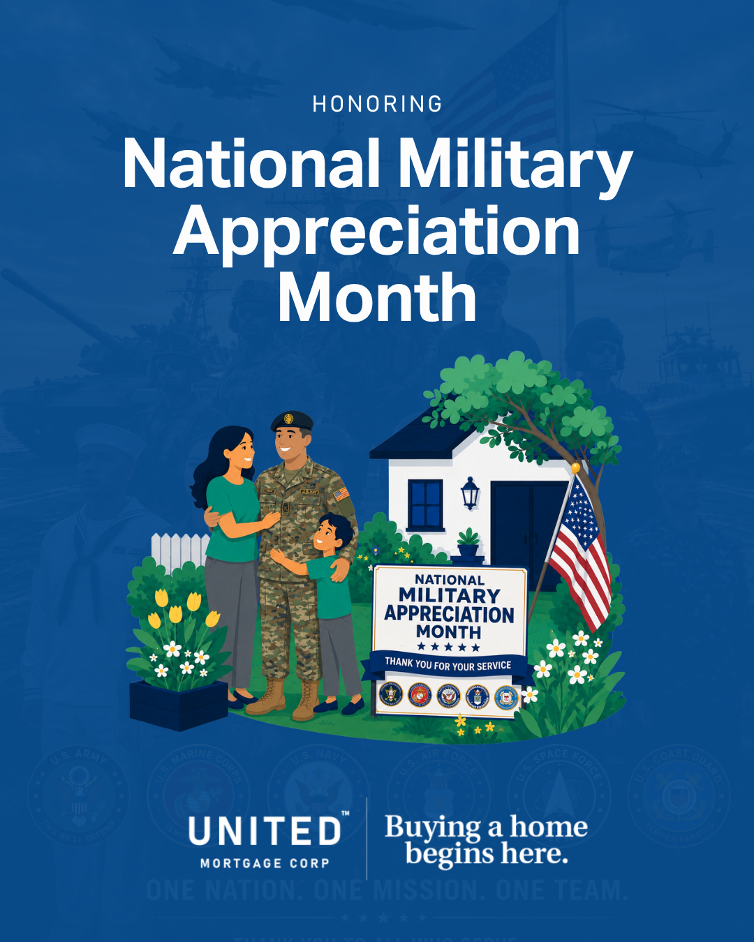National Military Appreciation Month Holidays