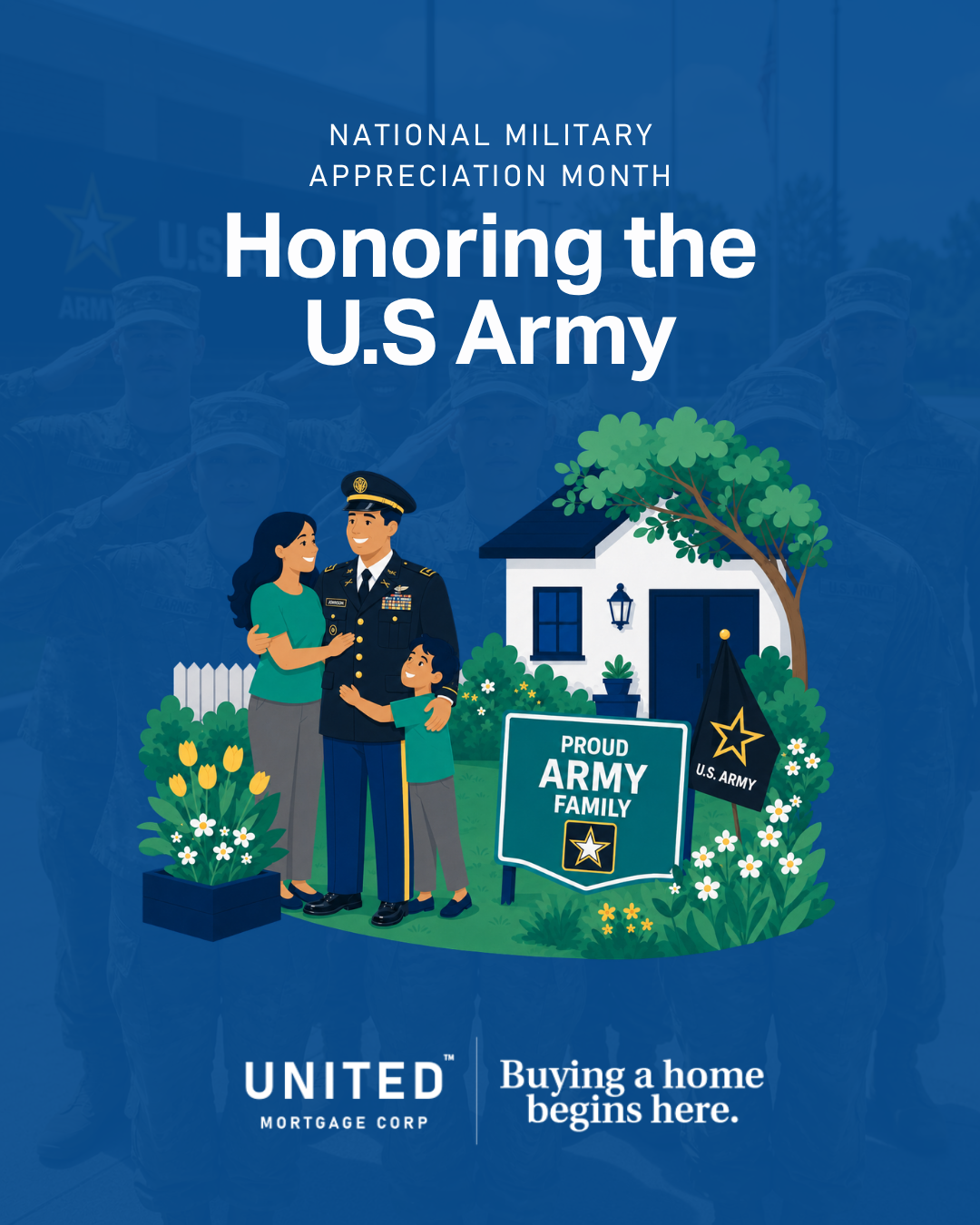 U.S Army Holiday Cartoon