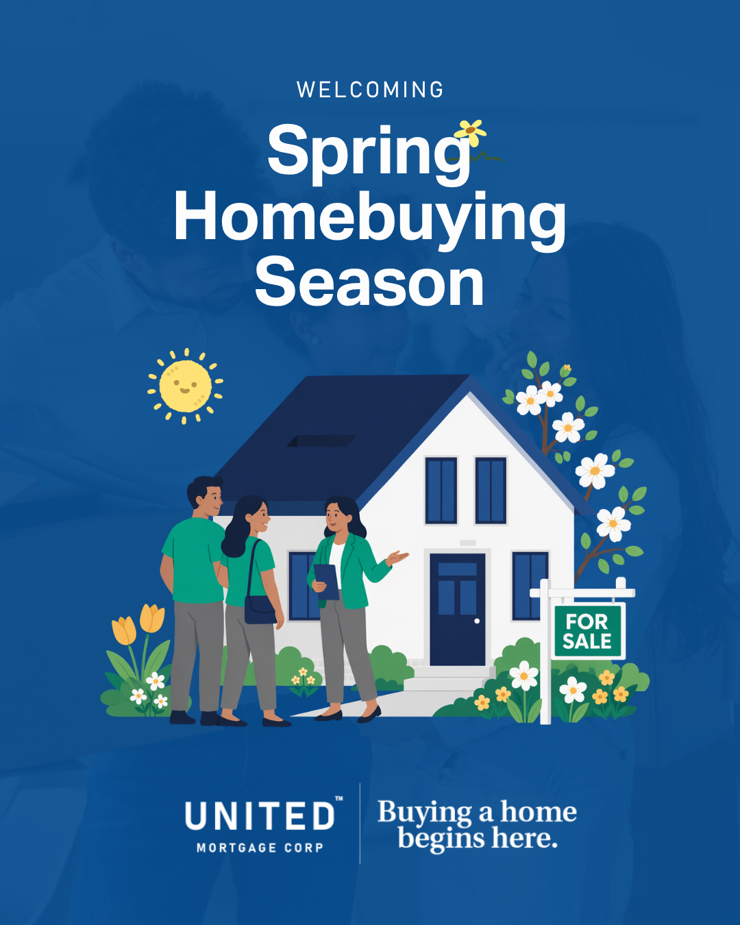 Welcoming Spring Homebuyer Season Ilustration